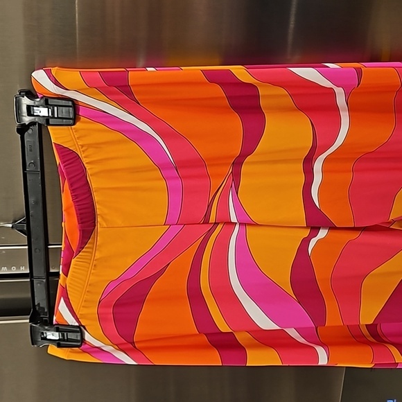 💕TRINA TURK💕 Vivid Vista Swim Pant ~ Multi-Color Retro Print Small S NWT - Picture 8 of 12